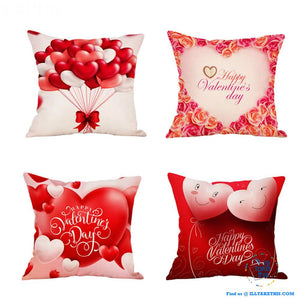 💝 LOVE Heart Collection of Cotton Linen Pillow Case ideal Valentine's Day Gift, Very Romantic - I'LL TAKE THIS