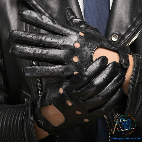 Image of Porsha full Finger Men's Drivers Gloves handmade with Super-soft Goatskin - 2 Color options - I'LL TAKE THIS