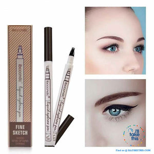 Microblading Eyebrow Tattoo Pen Fine Sketch Liquid Eyebrow Pen, Water, and  Smudge-proof - 3 Colors - I'LL TAKE THIS