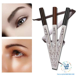 Microblading Eyebrow Tattoo Pen Fine Sketch Liquid Eyebrow Pen, Water, and  Smudge-proof - 3 Colors
