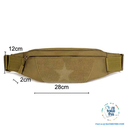 Image of Military Inspire Tactical Waist Pack - Bum Bag suitable for the urban warrior - I'LL TAKE THIS