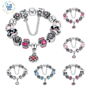 Charm Bracelets with European-inspired designs, 5 Colors + FREE Shipping - I'LL TAKE THIS