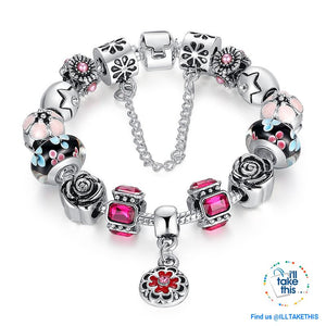 Charm Bracelets with European-inspired designs, 5 Colors + FREE Shipping