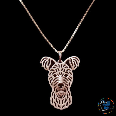Image of Pumi Pendant in Silver, Gold or Rose Gold plating with BONUS Link Chain Necklace - I'LL TAKE THIS