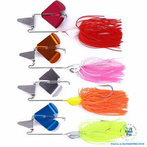 Single Prop Clacker Spinnerbait IDEAL Swisher Buzzbait suit BASS - 4 pack Spinner Fishing Tackle Set - I'LL TAKE THIS