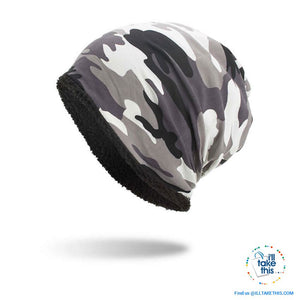 Ladies and Gents Cool Camouflage themed Beanie, great look 4 colors options ideal his and hers pair
