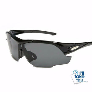 Sports UV400 protective Sunglasses for Bicycle, Skiing, Jogging, Fishing or just as driving glasses