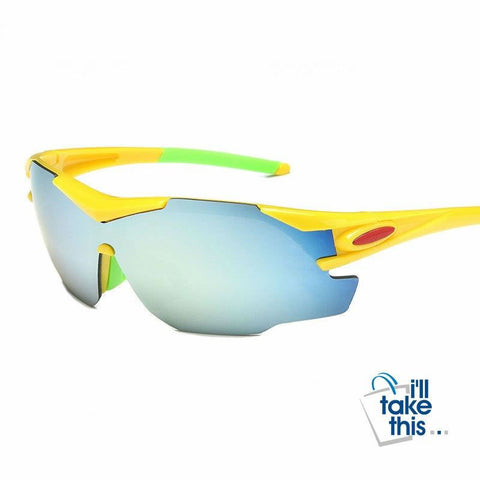 Image of Sports UV400 protective Sunglasses for Bicycle, Skiing, Jogging, Fishing or just as driving glasses - I'LL TAKE THIS
