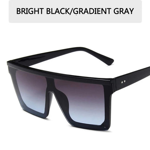 Square Sunglasses Oversized Fashion Designer Celebrity Men Women Sunglasses  | eBay