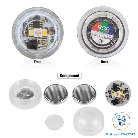 Image of Built-in Super bright LED Tea Lights - Waterproof RGB Submersible LED Light - I'LL TAKE THIS