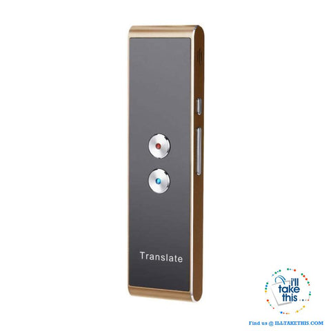 Image of Ergonomic Portable Smart Speech Translator Two-Way Real Time 30 Multi-Language Translation support. - I'LL TAKE THIS