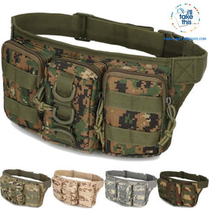 Tactical Waist Pack - Bum Bag 5 Tactical colors - I'LL TAKE THIS