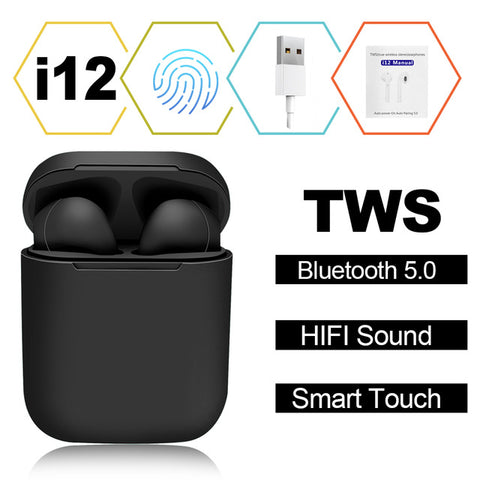 Image of Wireless Earbuds with Touch Key and Mic, Suits iPhone, Android or any Bluetooth Smartphones