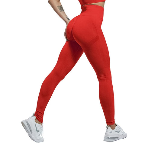 Image of Bubble Butt Push Up Fitness Legging Slim High Waist - Sexy Women's Leggings