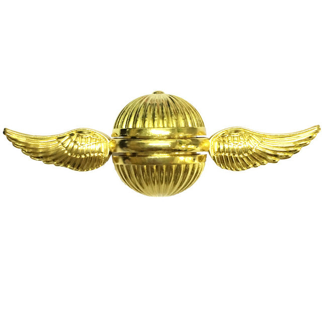Harry Potter Golden Snitch Fidget Spinner Metal Quidditch Ball Gold