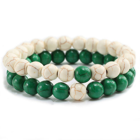 Image of Distance Chakra Bracelet for Couple bracelets Missing piece bracelet Yin yang 2Pcs/Set - I'LL TAKE THIS