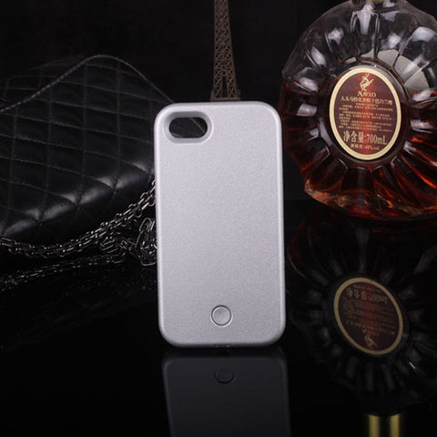 Image of iPhone Luminous Selfie Light LED Cases Suits - X XS MAX XR 8 7 Selfie Light 11 Pro Shock Proof Phone Case