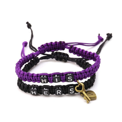 Image of Couples Bracelet His/Hers Matching Jewelry Lovers Boyfriend Girlfriend Braid in 6 Color Options - I'LL TAKE THIS