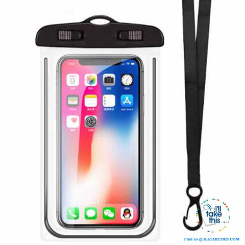 Image of Waterproof Mobile Phone Case For Smartphones, Clear PVC Sealed Underwater Cell Smart Phone protector - I'LL TAKE THIS