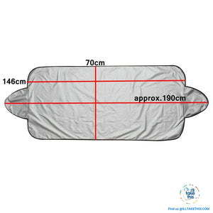 Windshield Cover Protector Help Prevent Snow/Ice & Sun Shade, Frost from Freezing Car’s Windscreen