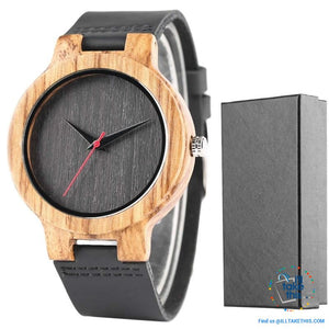 Minimalist Handmade Women's/Men's Ultra sleek Style Wooden Watches, all Gift Boxed - 3 Colors - I'LL TAKE THIS