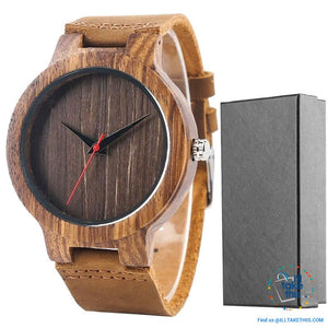 Minimalist Handmade Women's/Men's Ultra sleek Style Wooden Watches, all Gift Boxed - 3 Colors