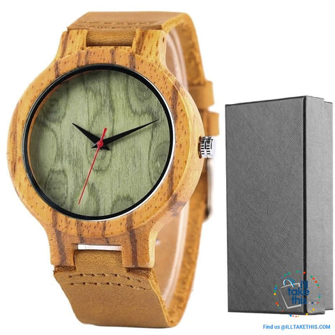 Image of Minimalist Handmade Women's/Men's Ultra sleek Style Wooden Watches, all Gift Boxed - 3 Colors - I'LL TAKE THIS