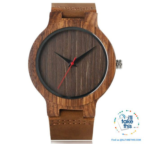 Image of Minimalist Handmade Women's/Men's Ultra sleek Style Wooden Watches, all Gift Boxed - 3 Colors - I'LL TAKE THIS
